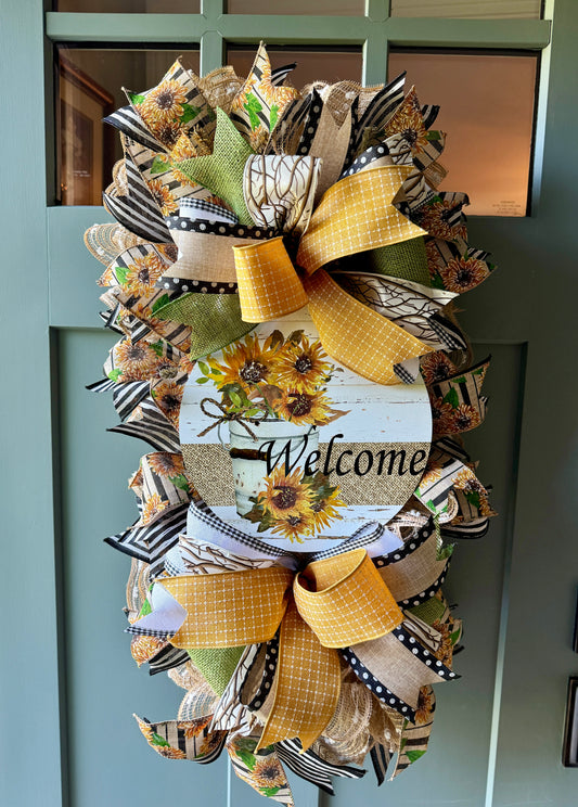 Pail of Sunflowers