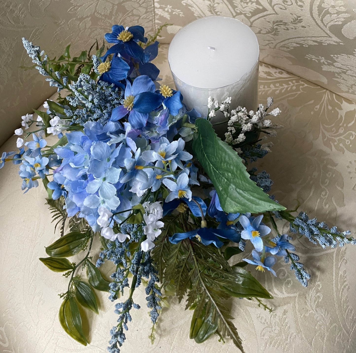 Blue Bottle Bouquet