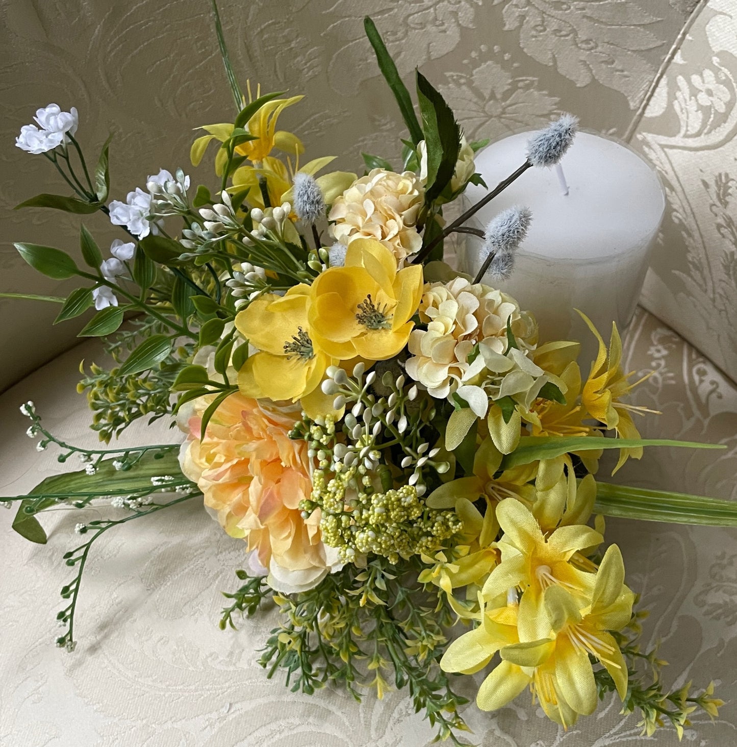 Yellow Bottle Bouquet